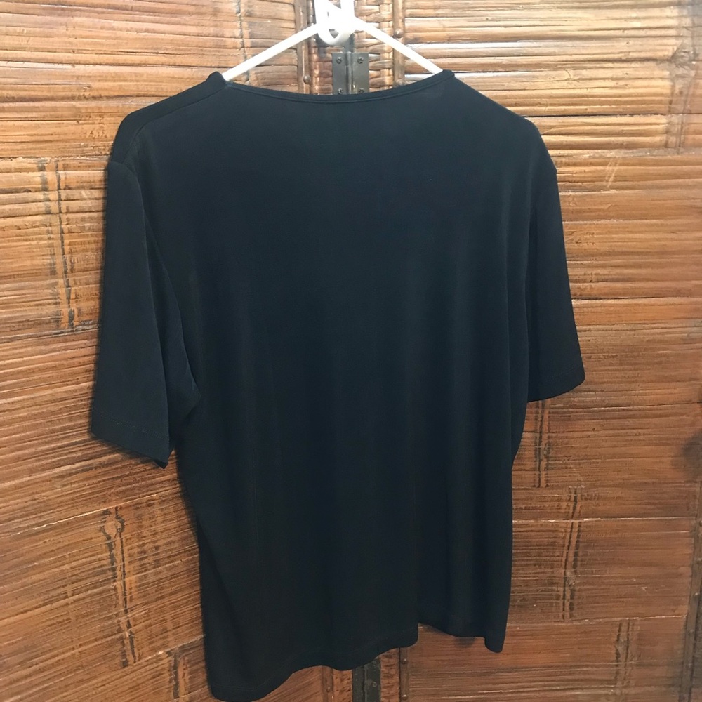 Chico’s Travelers Black T-shirt - Picture 2 of 5